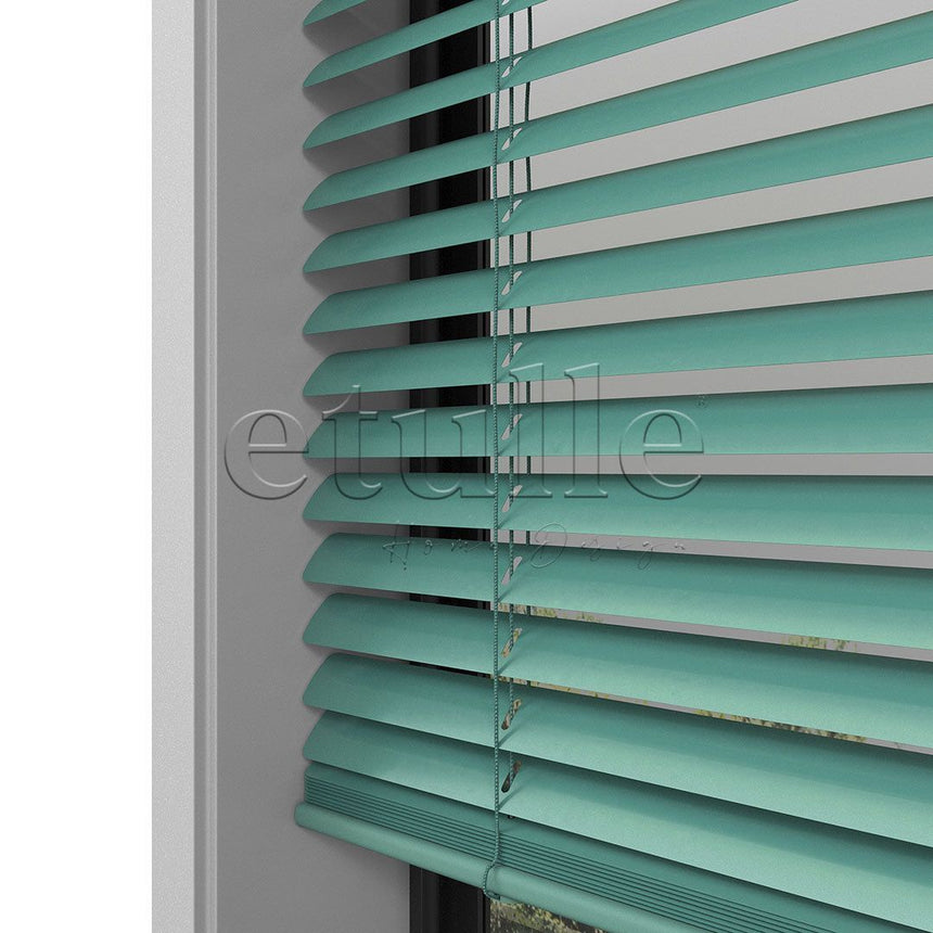 25 MM Green Aluminum Venetian Blind