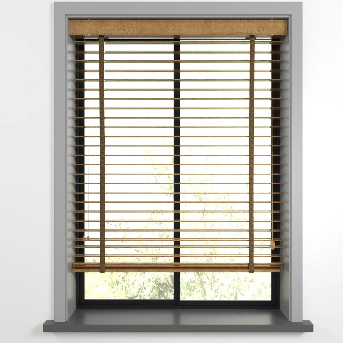 Ahşap Rengi Polywood Blackout Jaluzi - Etulle