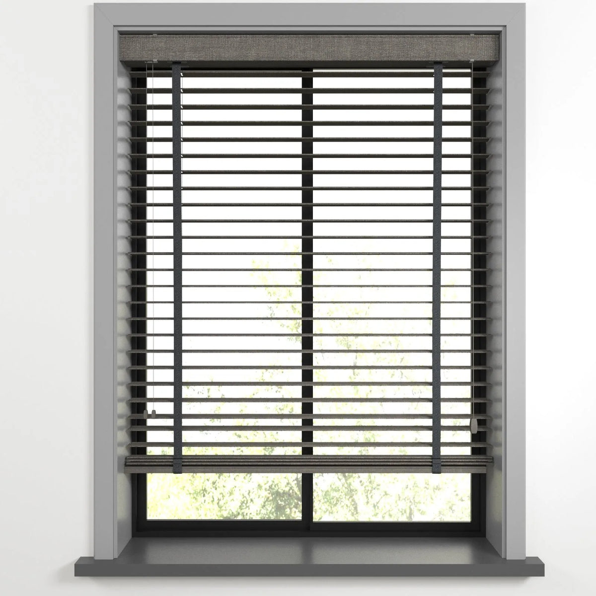 Gri Polywood Blackout Jaluzi - Etulle