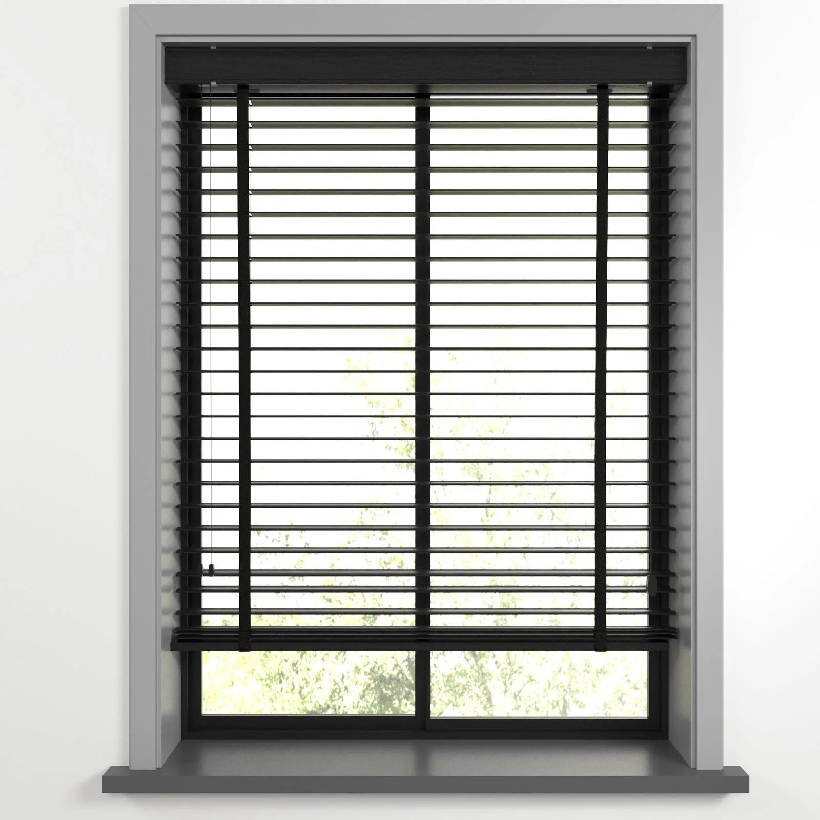 Siyah Polywood Blackout Jaluzi - Etulle
