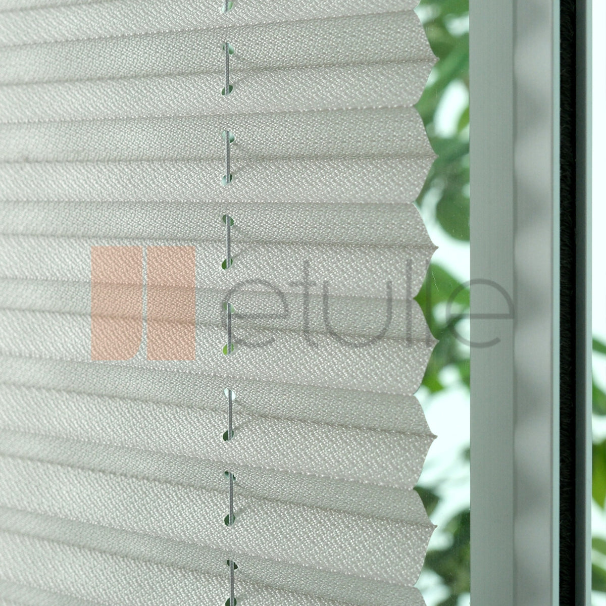 16MM Light Grey Bursa Pleated Blind