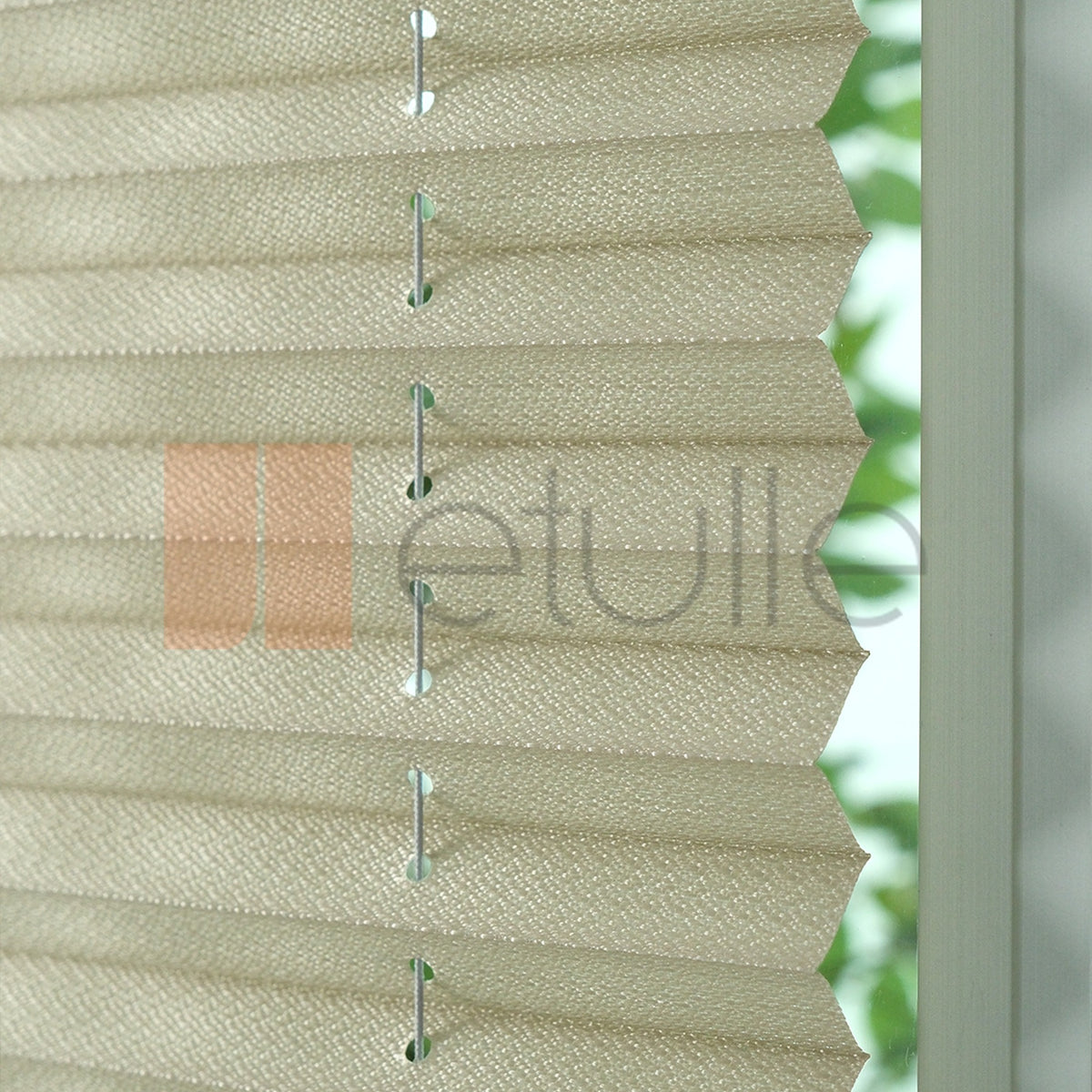16MM Viscose Bursa Pleated Blind
