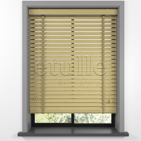 35 MM BASSWOOD Natural Wooden Venetian Blind