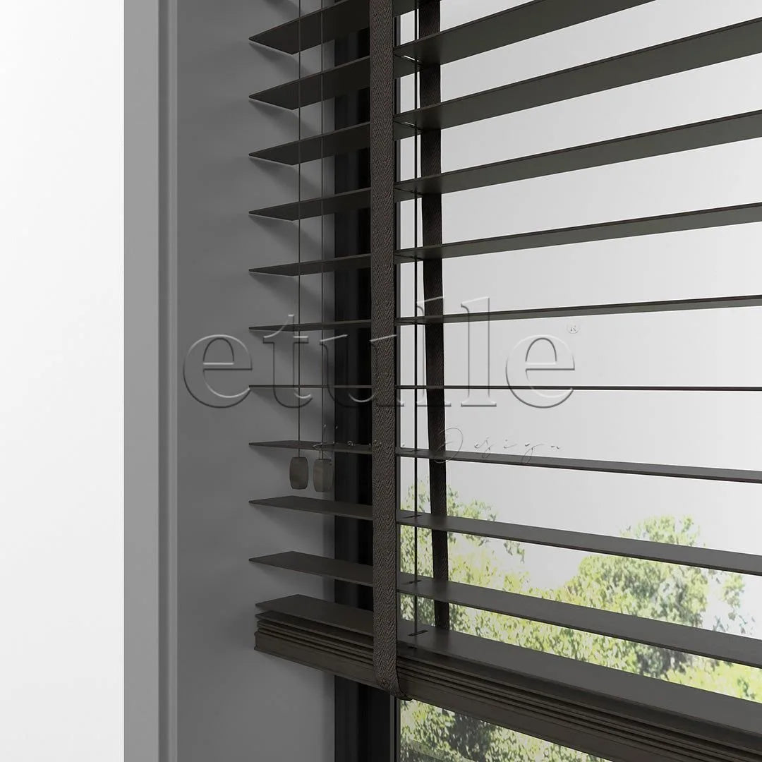35 MM BASSWOOD Venge Ahşap Jaluzi