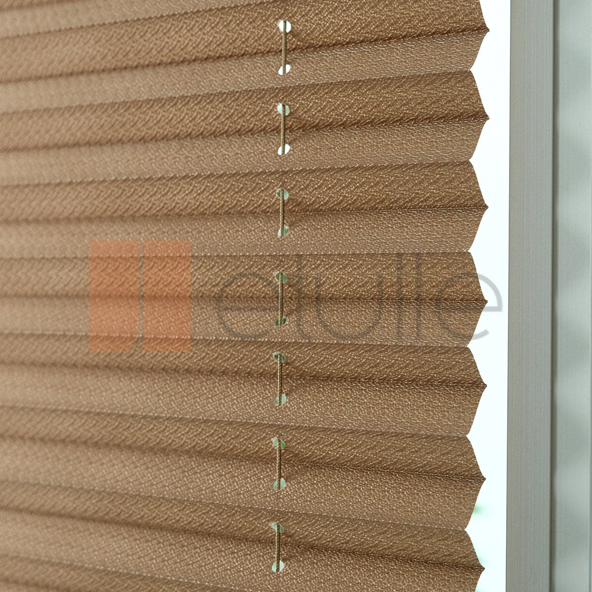 16MM Coffee Bursa Pleated Blind