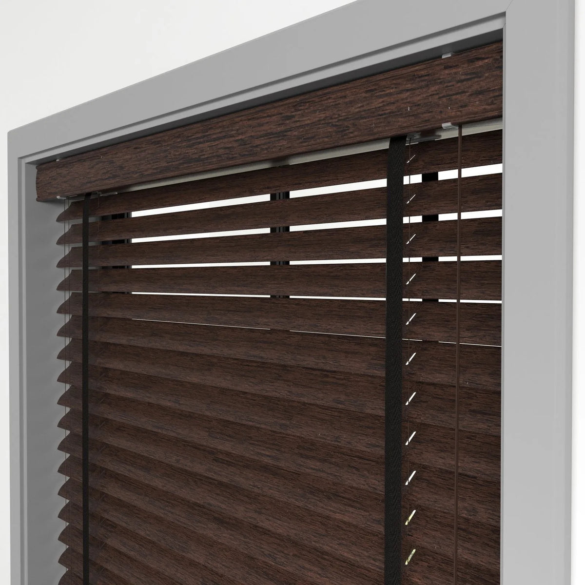 Kahverengi Polywood Blackout Jaluzi - Etulle