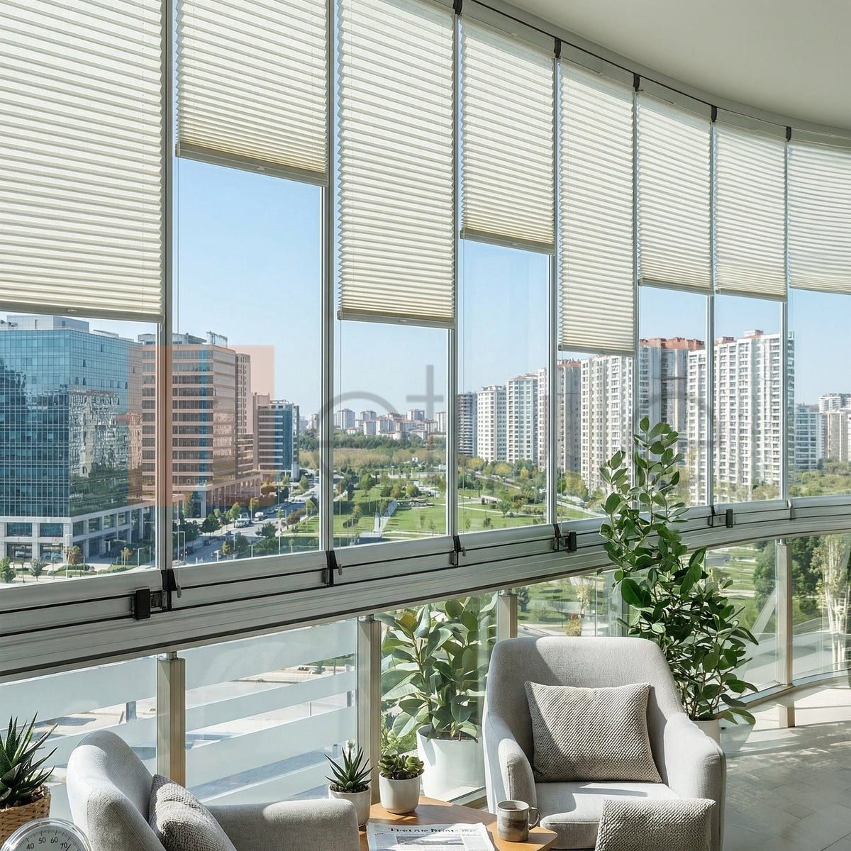 16MM Cream Izmir Pleated Blind