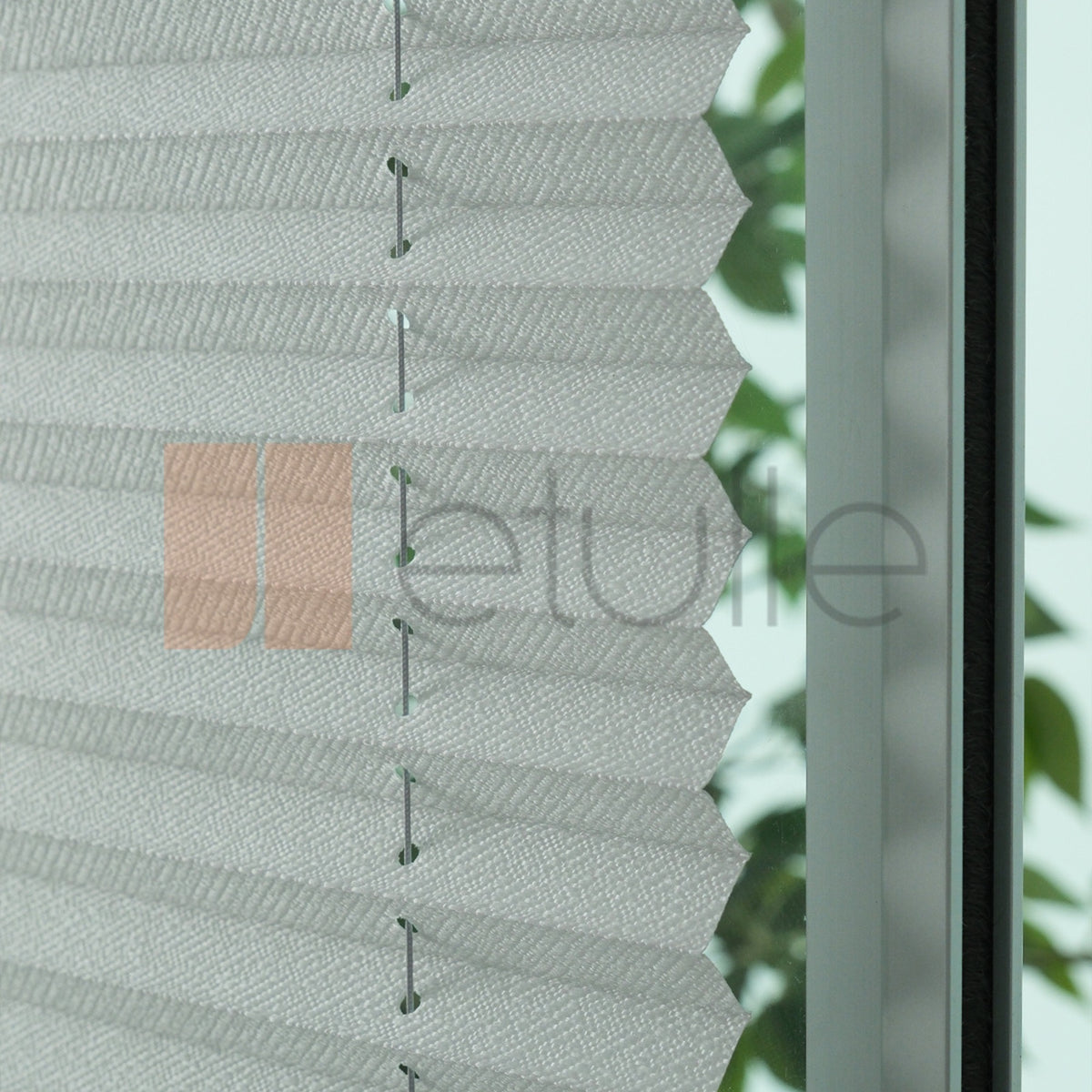 16MM Light Grey Izmir Pleated Blind