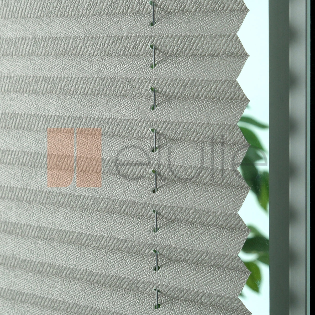 16MM Grey Izmir Pleated Blind
