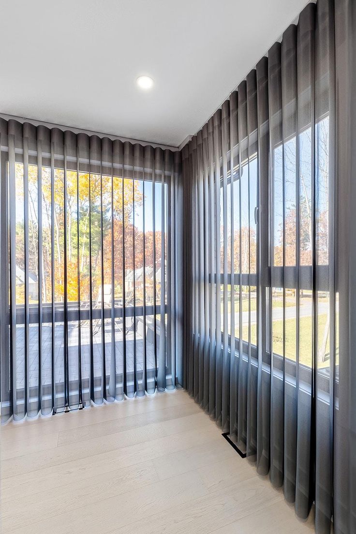 Vertical Tulle Curtain