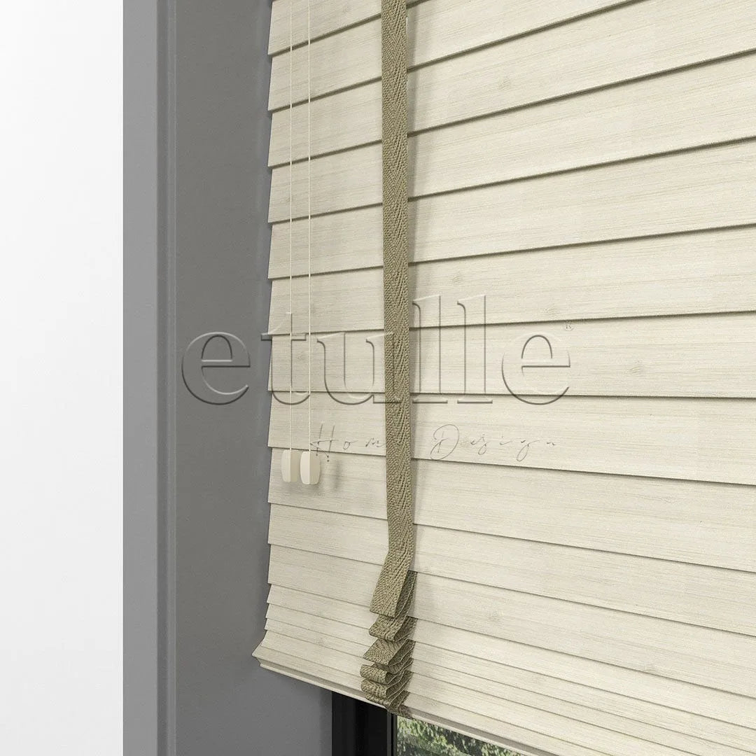 50 MM BAMBOO Maple Ahşap Jaluzi