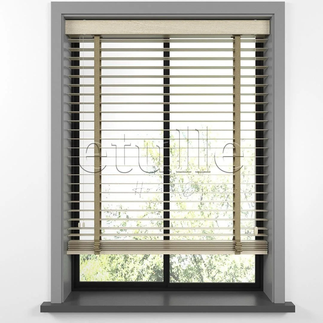 50 MM BASSWOOD Beech Ahşap Jaluzi