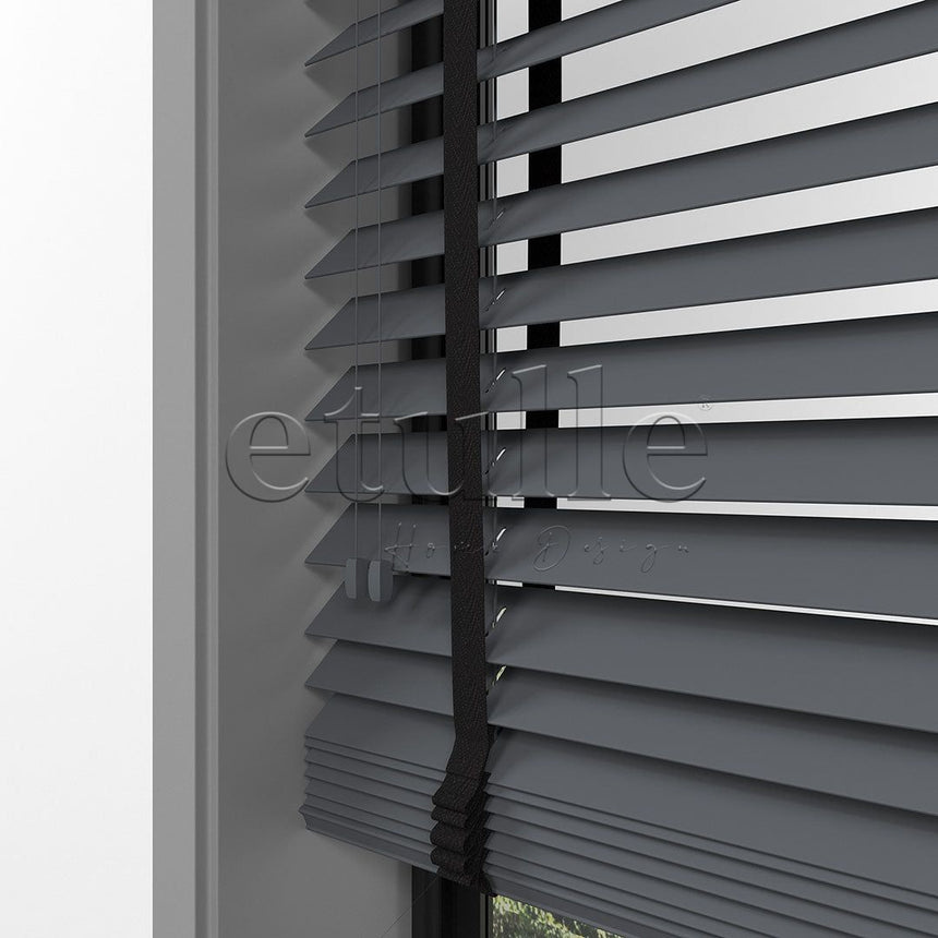 50 MM BASSWOOD Smoked Wooden Venetian Blind