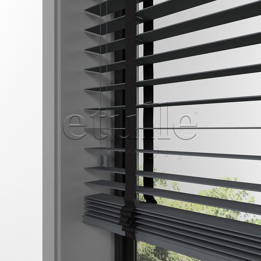 50 MM BASSWOOD Smoked Wooden Venetian Blind