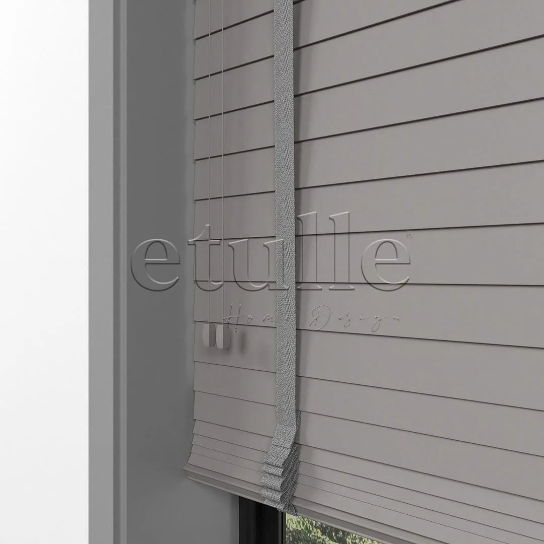 50 MM BASSWOOD Mink Ahşap Jaluzi