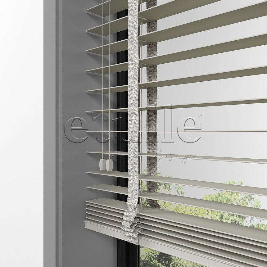 50 MM BASSWOOD Sand Wooden Venetian Blind