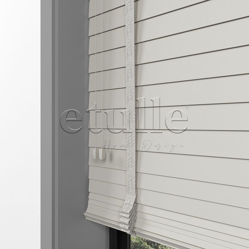 50 MM BASSWOOD Sand Wooden Venetian Blind