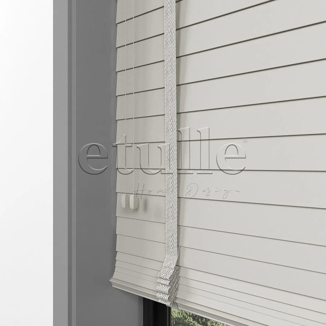 50 MM BASSWOOD Sand Ahşap Jaluzi