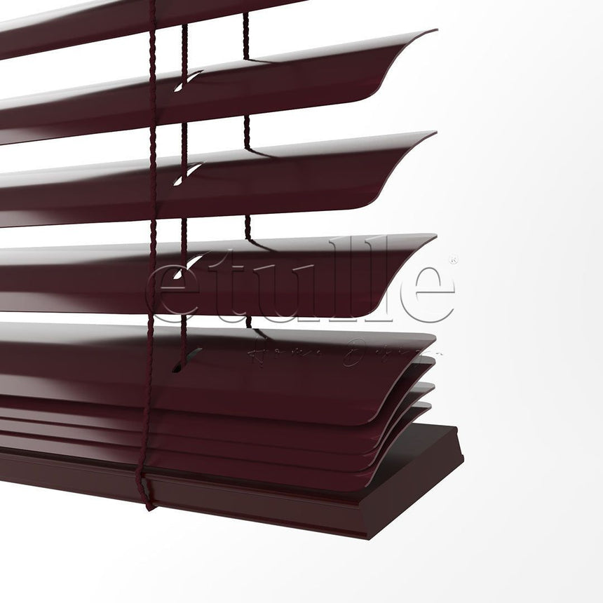 50 MM Claret Red Aluminum Venetian Blind