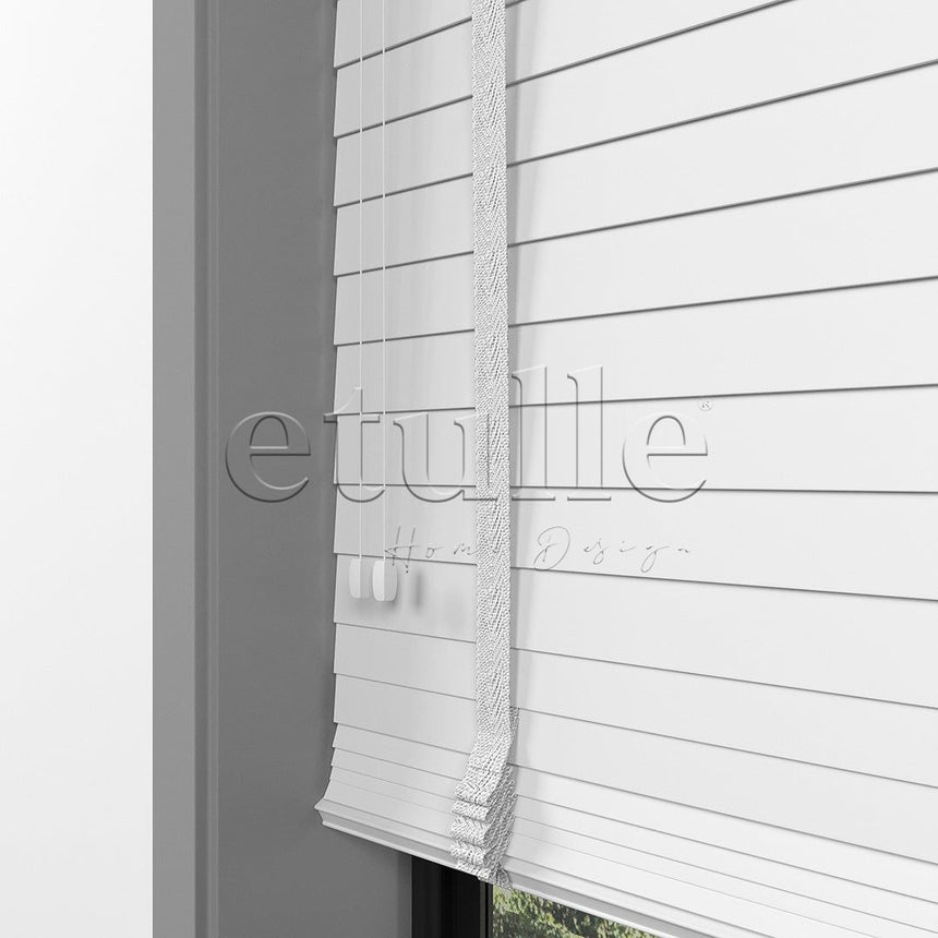 50 MM FARYWOOD White Wooden Venetian Blind