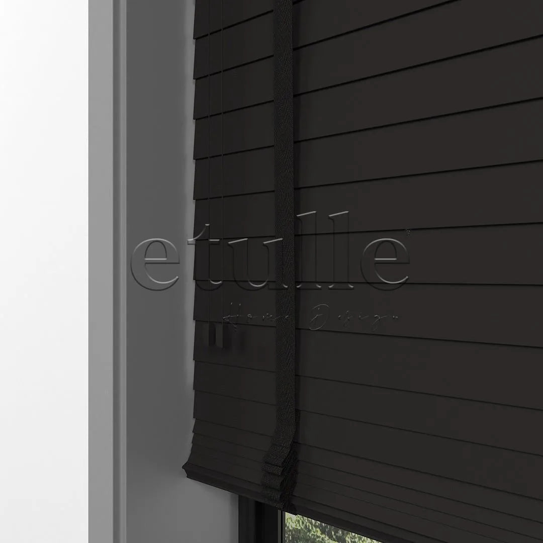 50 MM FARYWOOD Koyu Kahve Ahşap Jaluzi