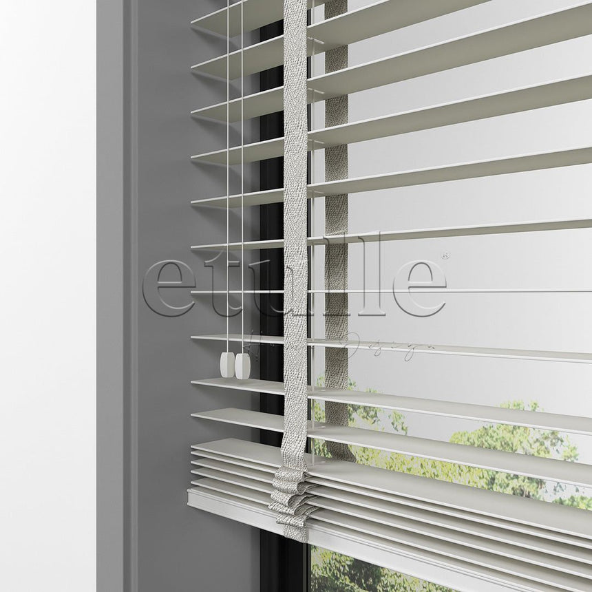 50 MM FARYWOOD Cream Wooden Venetian Blind