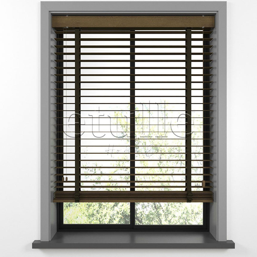 50 MM FARYWOOD Nut Wooden Venetian Blind