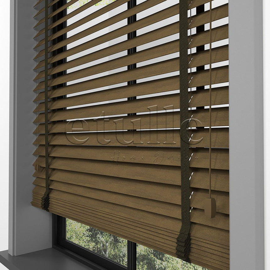 50 MM FARYWOOD Nut Wooden Venetian Blind