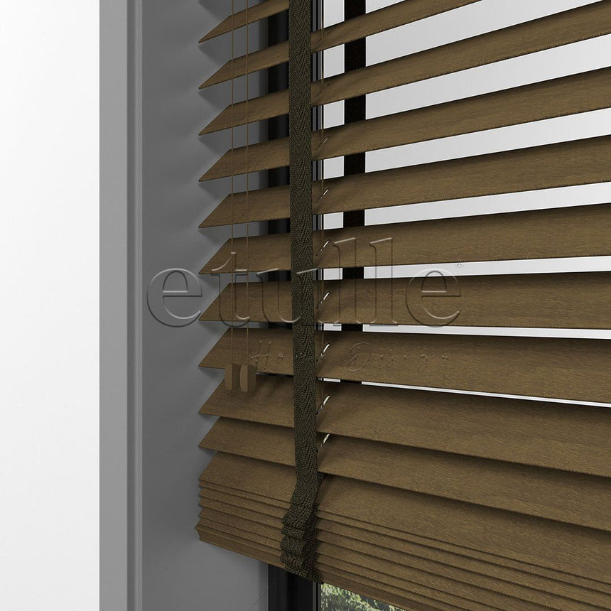 50 MM FARYWOOD Nut Wooden Venetian Blind