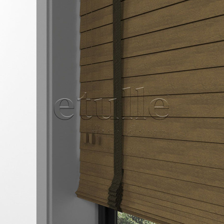 50 MM FARYWOOD Nut Wooden Venetian Blind