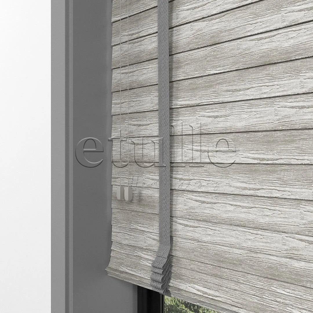 50 MM FOAXWOOD Greyish Ahşap Jaluzi