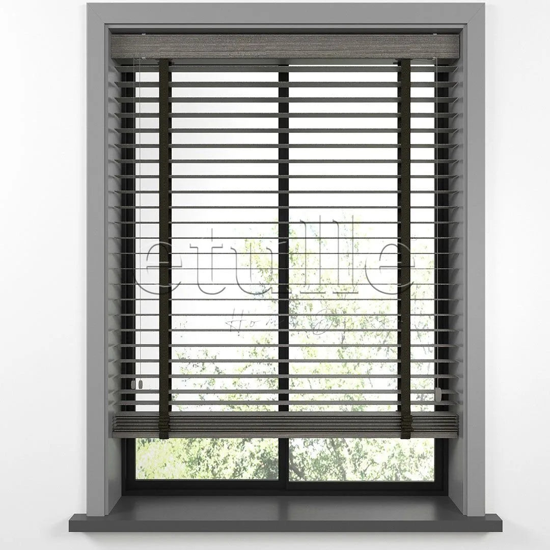 50 MM LUXURY WOOD Ash Ahşap Jaluzi
