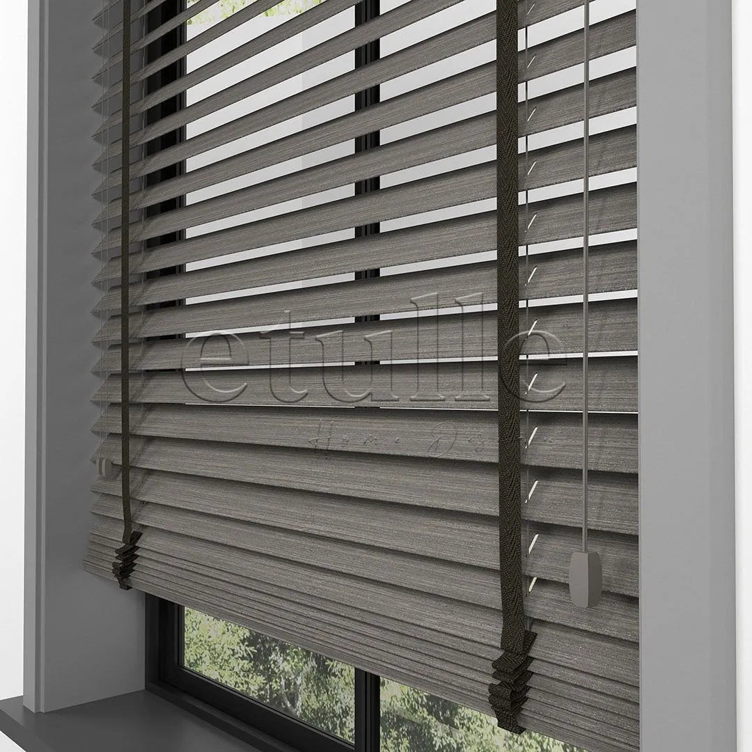 50 MM LUXURY WOOD Ash Ahşap Jaluzi