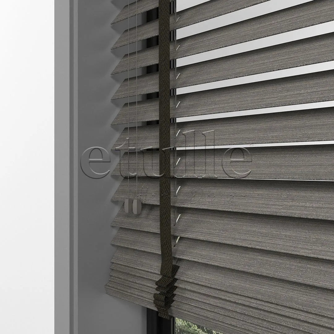 50 MM LUXURY WOOD Ash Ahşap Jaluzi
