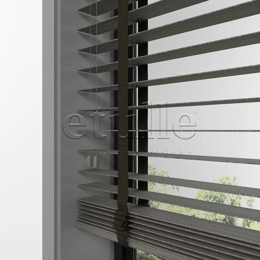 50 MM LUXURY WOOD Ash Ahşap Jaluzi