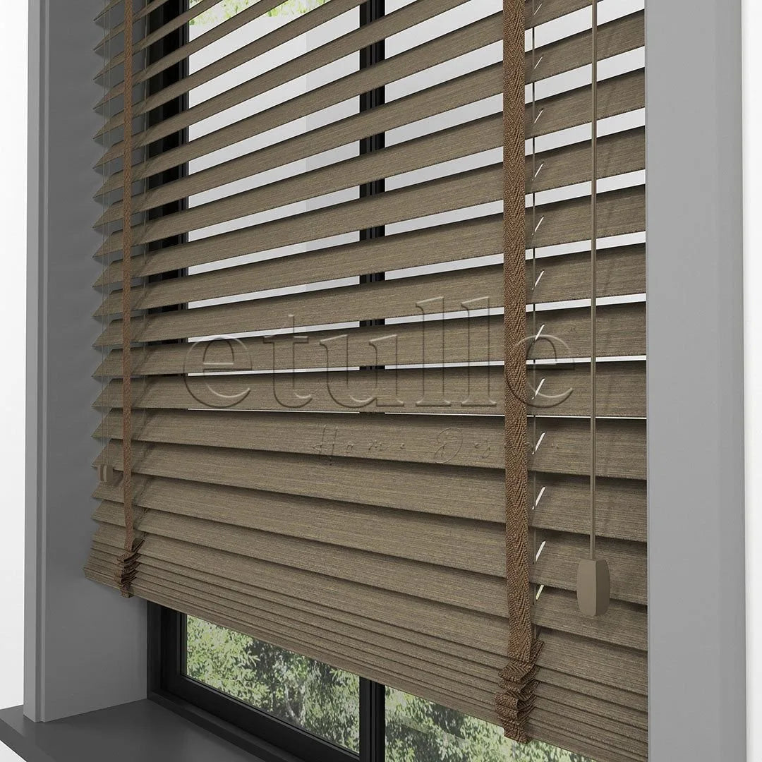 50 MM LUXURY WOOD Desert Ahşap Jaluzi