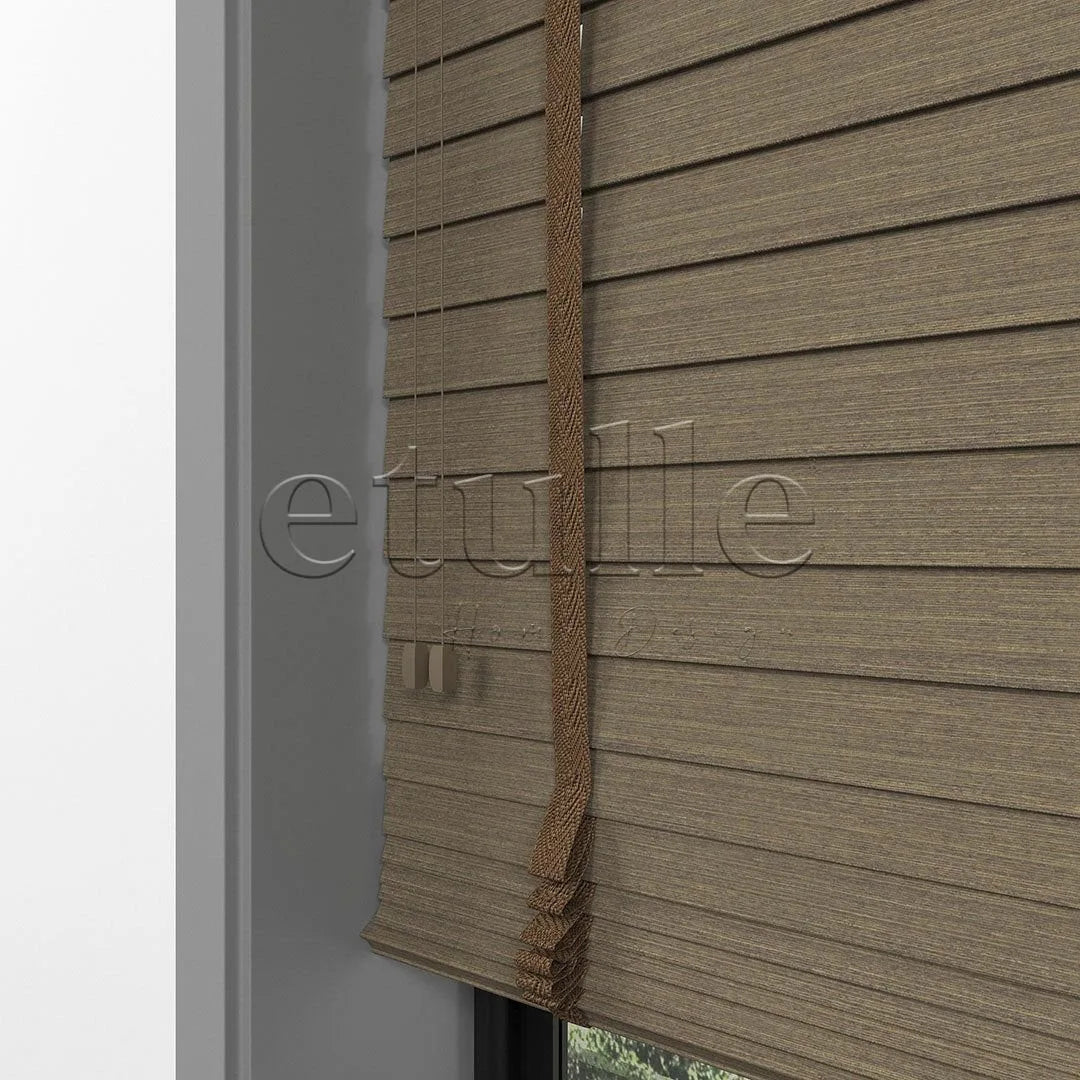 50 MM LUXURY WOOD Desert Ahşap Jaluzi