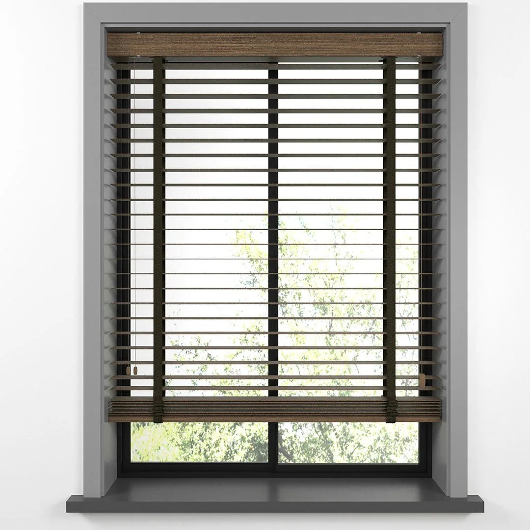 50 MM LUXURY WOOD Mud Ahşap Jaluzi