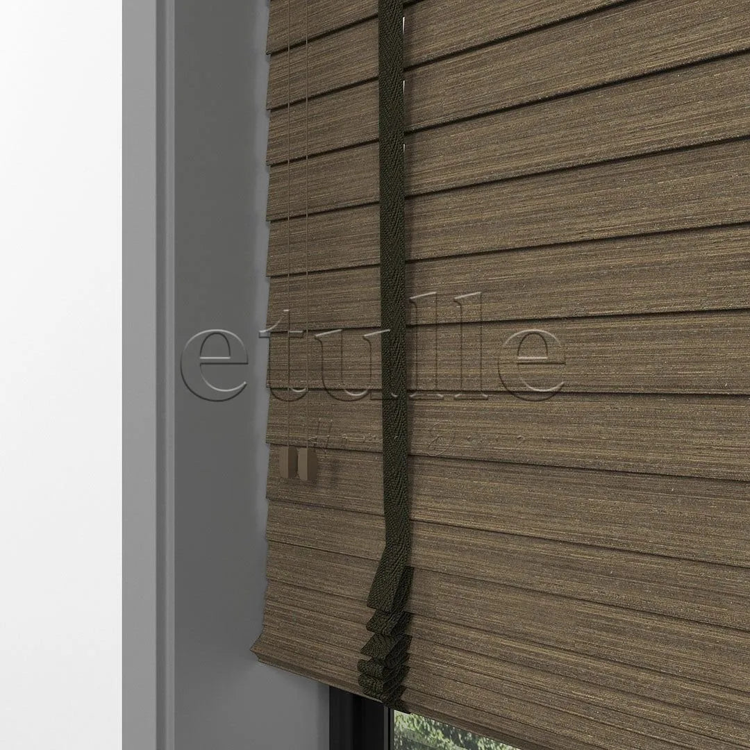 50 MM LUXURY WOOD Mud Ahşap Jaluzi