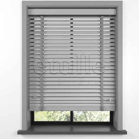 50 MM PIANO Gray Wooden Venetian Blind