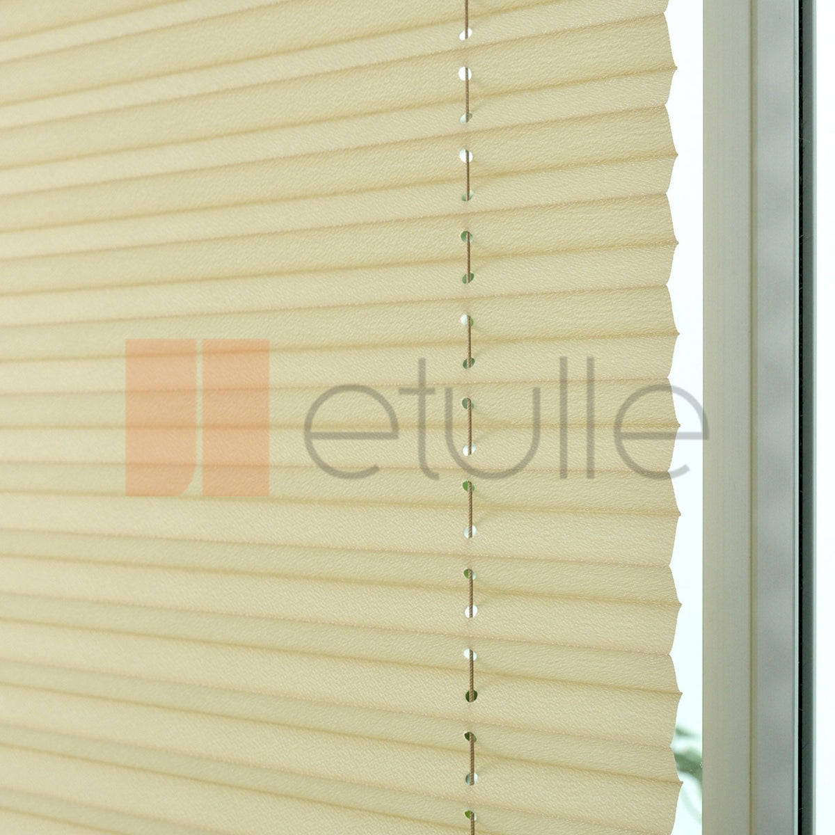 16MM Milky Coffee Manisa Pleated Blind