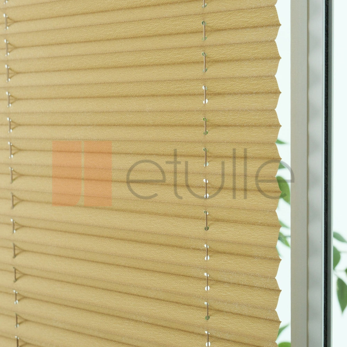 16MM Coffee Manisa Pleated Blind