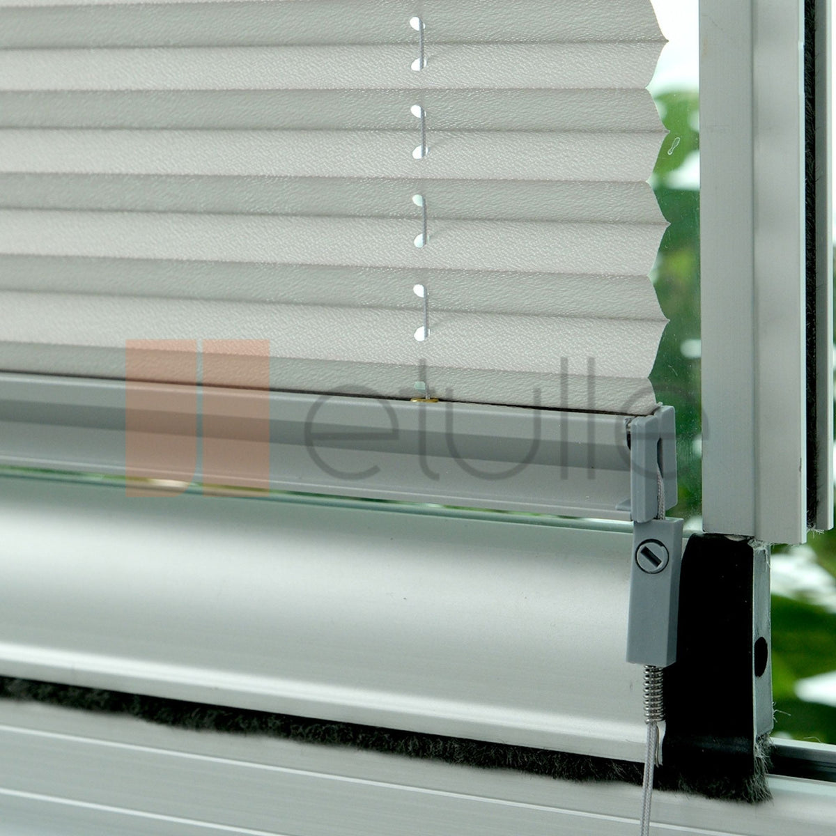 16MM Grey Manisa Pleated Blind