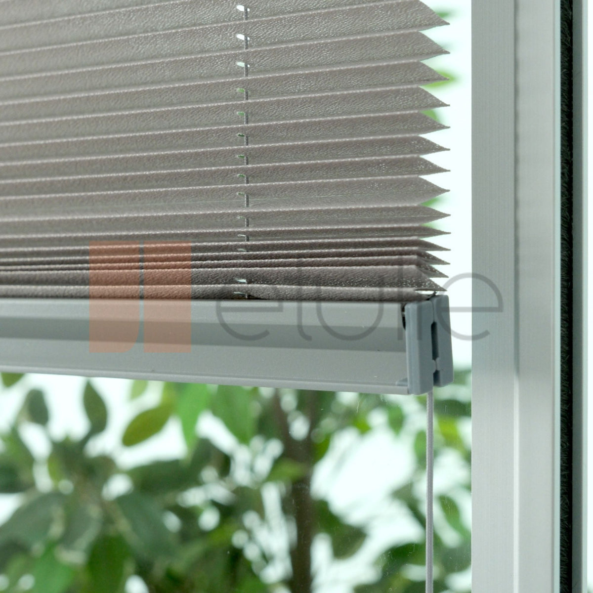 16MM Grey Manisa Pleated Blind