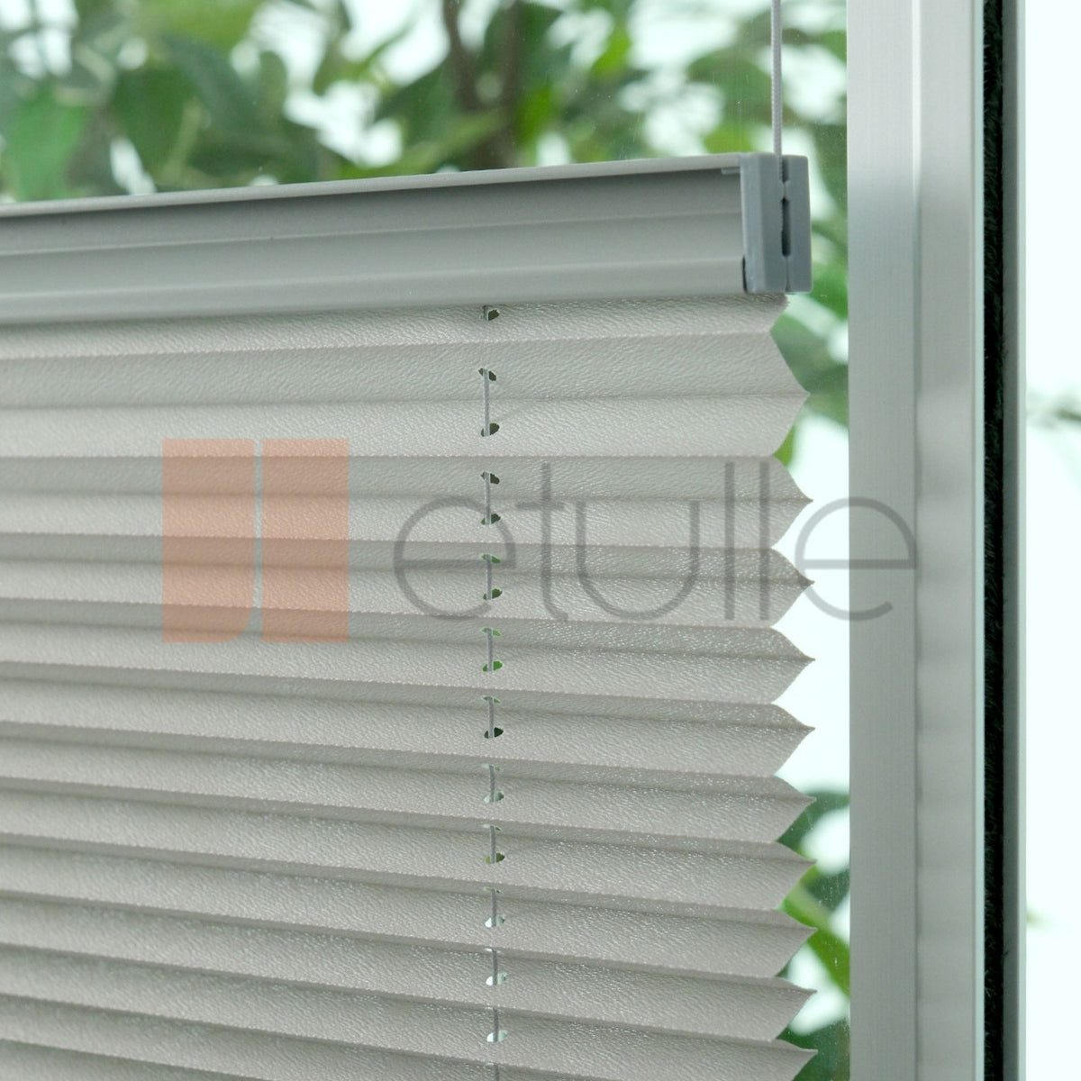 16MM Grey Manisa Pleated Blind