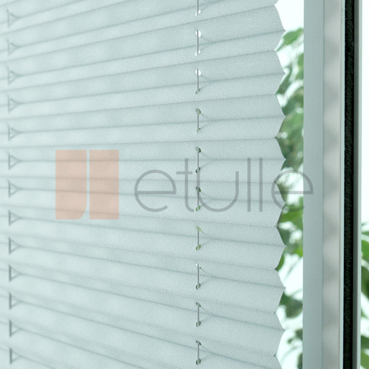 16MM Dark Gray Manisa Pleated Blind