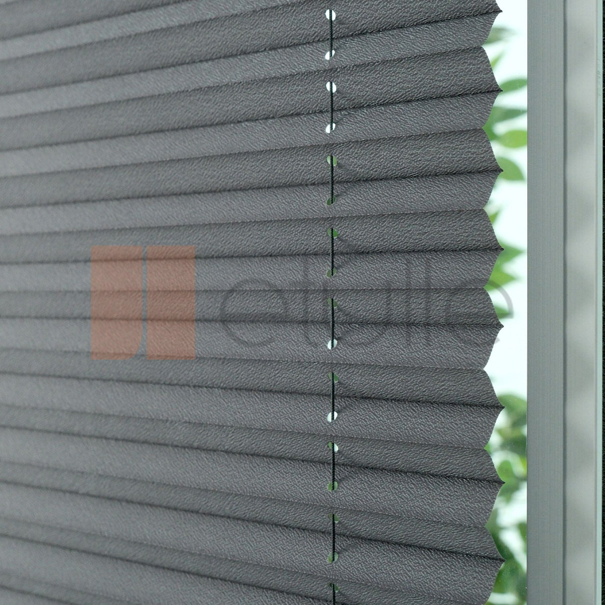 16MM Anthracite Manisa Pleated Blind