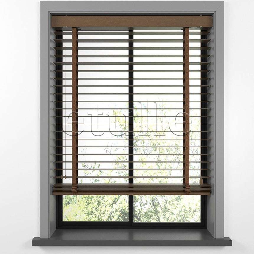 63 MM BASSWOOD Macarone Wooden Venetian Blind