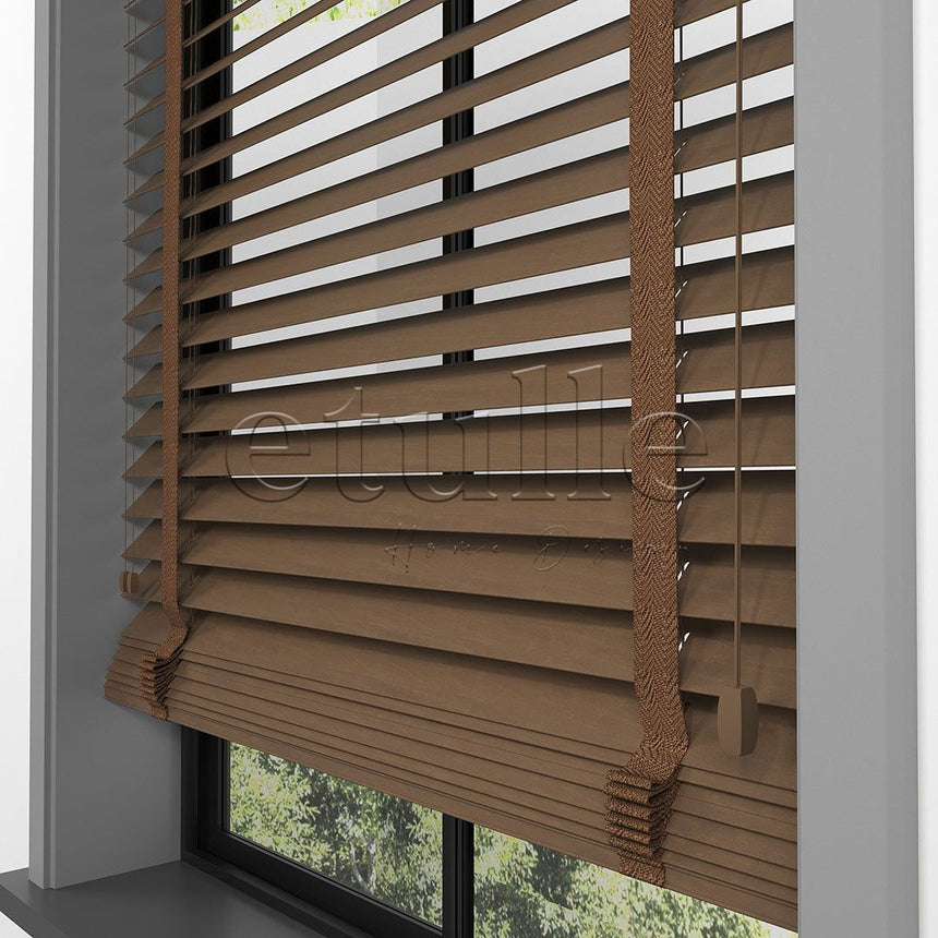 63 MM BASSWOOD Macarone Wooden Venetian Blind