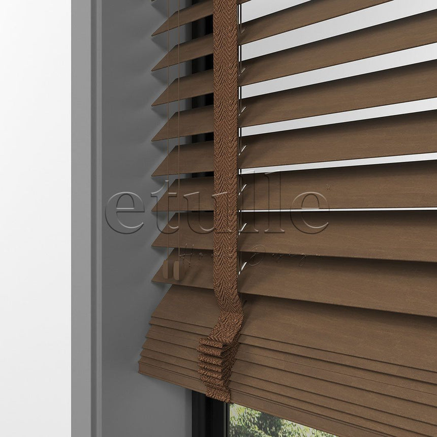 63 MM BASSWOOD Macarone Wooden Venetian Blind